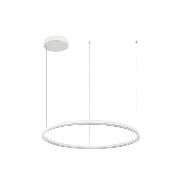 ΚΡΕΜΑΣΤΟ ΦΩΤΙΣΤΙΚΟ LED ΛΕΥΚΟ ΣΤΡΟΓΓΥΛΟ DIMMABLE TRIAC Αλουμίνιο Φ120xh200