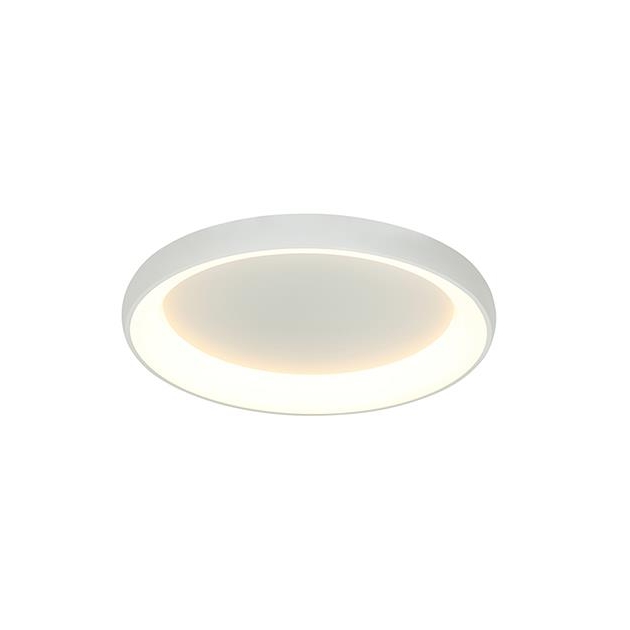 ΦΩΤΙΣΤΙΚΟ ΟΡΟΦΗΣ LED DIMMABLE ΣΤΡΟΓΓΥΛΟ ΛΕΥΚΟ Αλουμίνιο Φ60xh8.5