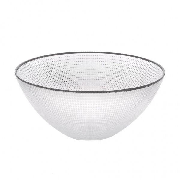 ΜΠΟΛ ΔΙΑΦΑΝΟ Φ28 ΜΕ ΑΣΗΜΙ ΡΙΓΑ PERGE PLATIN GLASS Γυαλί Φ28*12