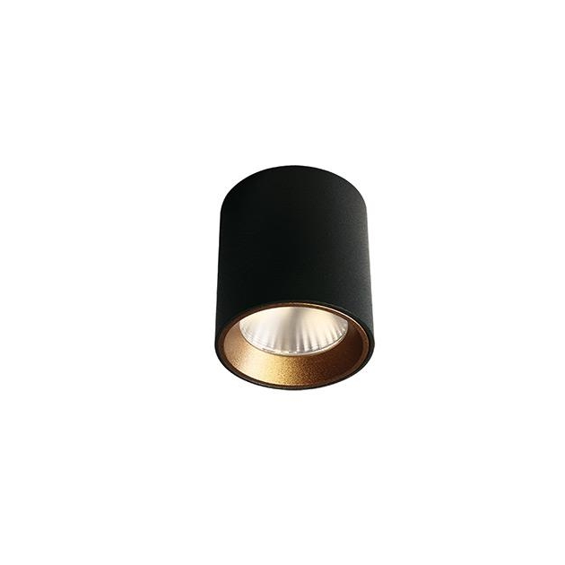 ΣΠΟΤ ΟΡΟΦΗΣ ΜΑΥΡΟ ΜΑΤ DIMMABLE Αλουμίνιο Φ6xh6.5