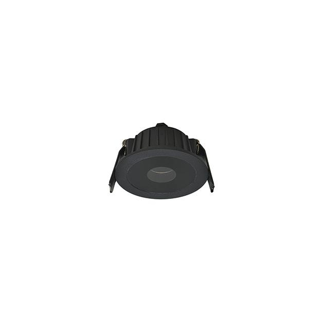 LED ΚΑΤΩ ΦΩΤΙΣΤΙΚΟ 6W 3000Κ ΜΑΥΡΟ Γυαλί Φ8xh4