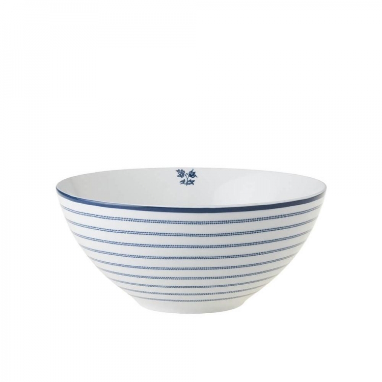 LAURA ASHLEY-ΜΠΟΛ 16CM ΛΕΥΚΟ CANDY STRIPE 72CL-BLUEPRINT Πορσελάνη Φ16