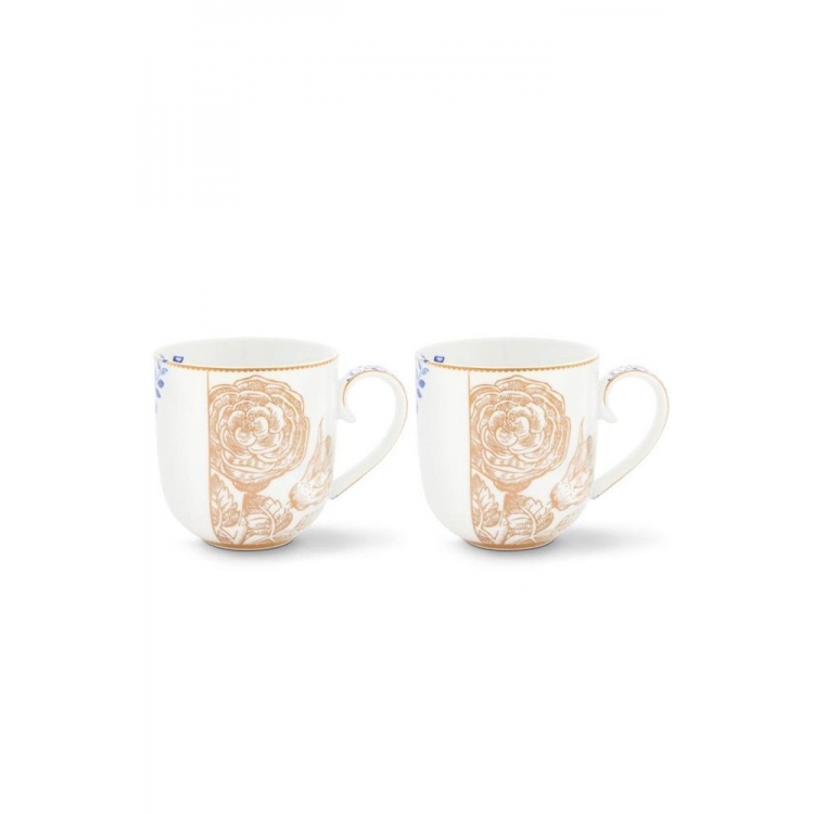 ΚΟΥΠΑ ΜΕΓΑΛΗ ΣΕΤ 2 ROYAL WHITE 325ML Πορσελάνη Φ11.5*8*10