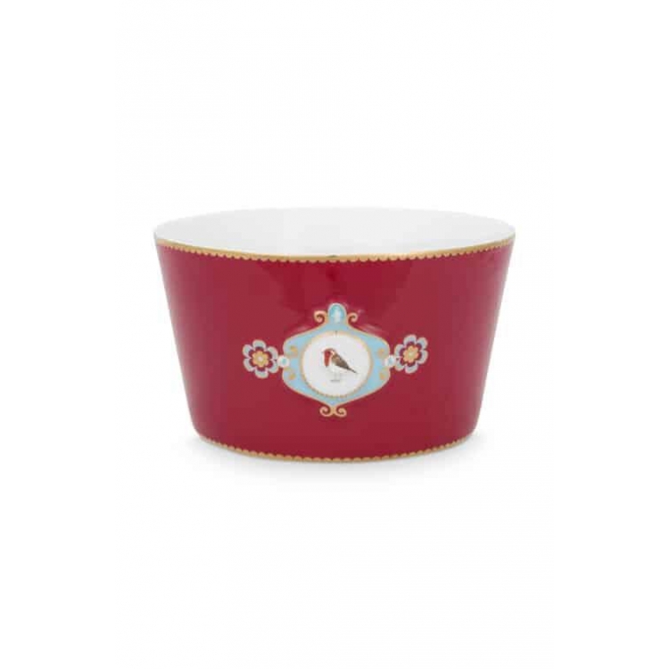 ΜΠΟΛ ΠΟΡΣΕΛΑΝΙΝΟ LOVE BIRDS MEDLLION RED Πορσελάνη Φ15xh8.5