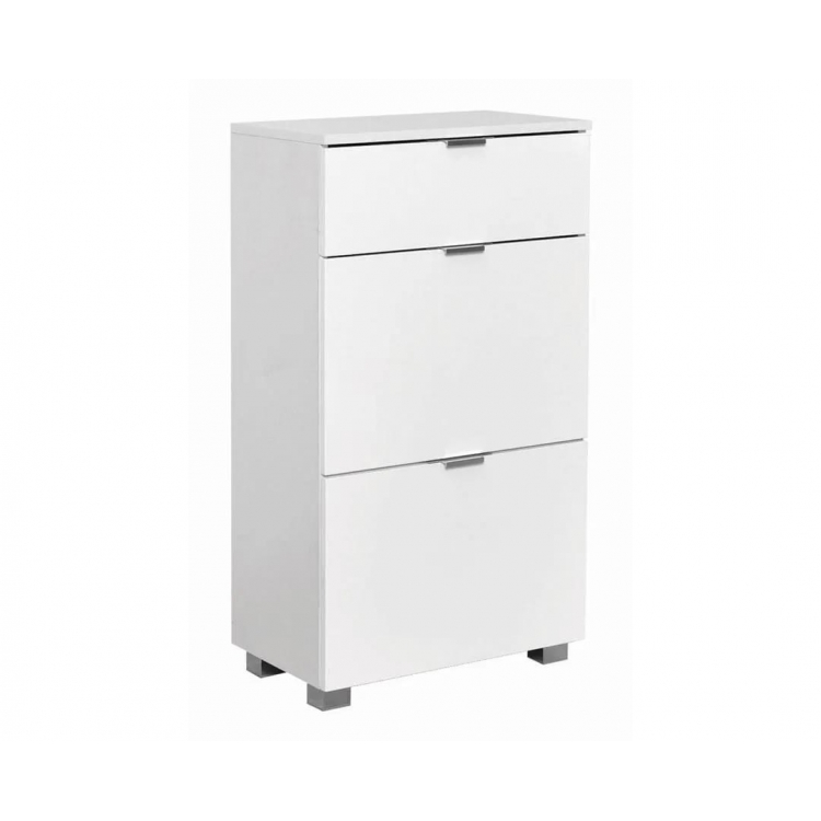 ΠΑΠΟΥΤΣΟΘΗΚΗ ELEGANCE 60 ΛΕΥΚΟ GLOSS Μελαμίνη 60x38xh107.5