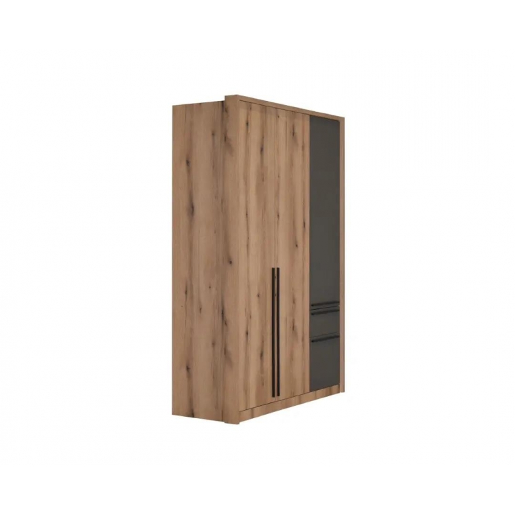 ΝΤΟΥΛΑΠΑ ΤΡΙΦΥΛΛΗ KALIOPA 3V2F ARTISAN/ΓΚΡΙ Μελαμίνη Μ1.47Π0.555Υ2.155
