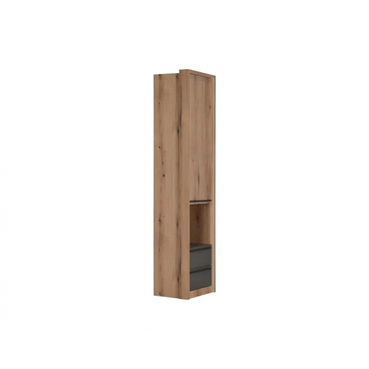 ΝΤΟΥΛΑΠΑ ΣΤΗΛΗ KALIOPA 1V2F ARTISAN/ΓΚΡΙ Μελαμίνη Μ0.525Π0.455Υ2.155