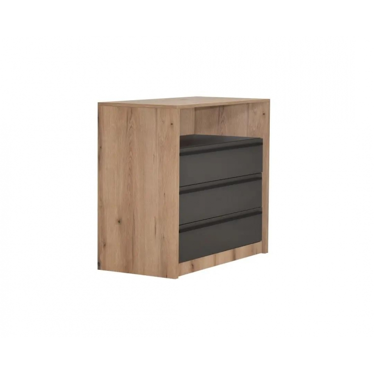 Συρταριέρα με 3 συρτάρια KALIOPA 3F artisan Μελαμίνη 100x49.5xh91