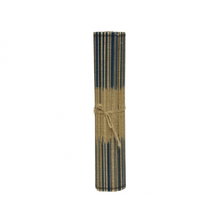 RUNNER ΜΠΑΜΠΟΥ ΜΠΛΕ ΜΕ ΜΠΕΖ Βamboo 35*220