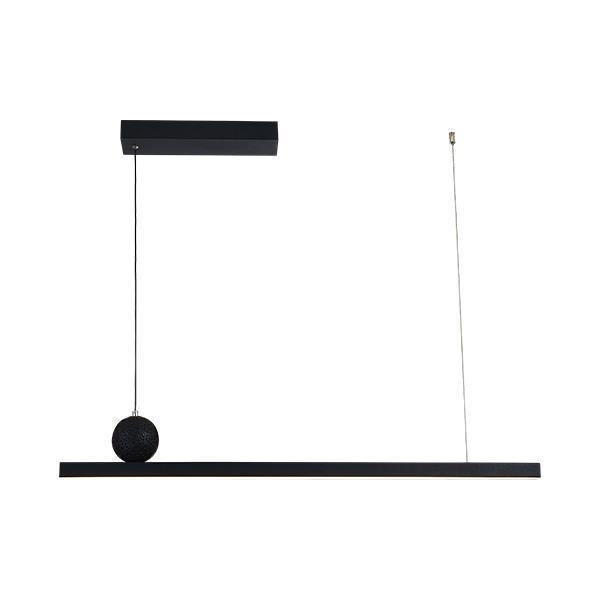 ΦΩΤΙΣΤΙΚΟ ΓΡΑΜΜΙΚΟ ΜΟΝΟΦΩΤΟ LED 20W ΜΑΥΡΟ L100CM 3 CCT Αλουμίνιο 100*8*Υ150