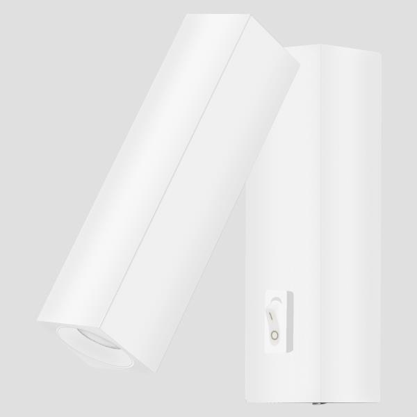 ΑΠΛΙΚΑ ΤΟΙΧΟΥ ΕΣΩΤΕΡΙΚΗ LED 3W 3000Κ ALK01 ΛΕΥΚΗ Αλουμίνιο 6*3.5*Υ12