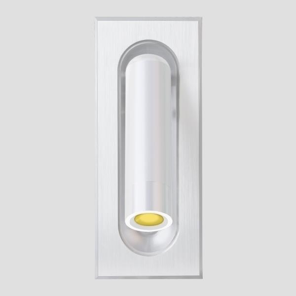 ΑΠΛΙΚΑ ΤΟΙΧΟΥ ΧΩΝΕΥΤΗ LED 3W 3000Κ Α170 ΛΕΥΚΗ Αλουμίνιο 7*6*Υ17