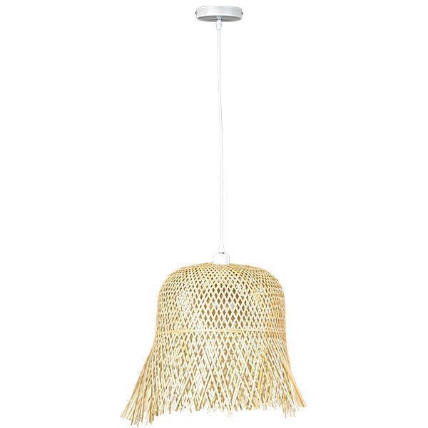 ΦΩΤΙΣΤΙΚΟ ΚΡΕΜΑΣΤΟ ΜΟΝΟΦΩΤΟ Ε27 MAX 60W D400XH430 BAMBOO Μέταλλο 40*40*180