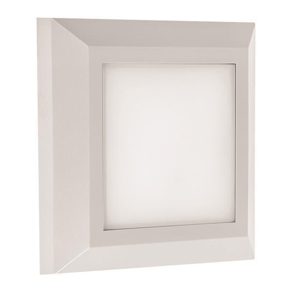 ΦΩΤΙΣΤΙΚΟ ΤΟΙΧΟΥ SLIM LED 3W IP65 230V 3000K 125X125MM ΛΕΥΚΟ PRO Συνθετικό 125*125*27YMM