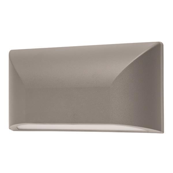 ΑΠΛΙΚΑ ΤΟΙΧΟΥ LED SLIM 6W IP65 220-240V 3000K 220X51X113MM ΓΚΡΙ PRO Συνθετικό 220*113*51YMM