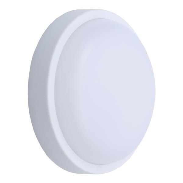 ΦΩΤΙΣΤΙΚΟ ΤΟΙΧΟΥ ΣΤΡΟΓΓΥΛΟ LED 18W Φ200X55 3000K IP54 ΛΕΥΚΟ PLUS Συνθετικό 200*55YMM