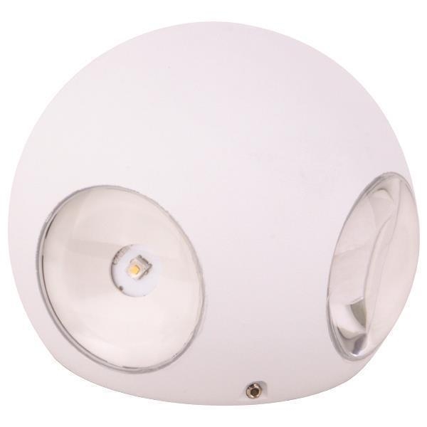 ΦΩΤΙΣΤΙΚΟ ΤΟΙΧΟΥ ΣΤΡΟΓΓΥΛΟ LED 8W Φ100X94 3000K IP65 ΛΕΥΚΟ PLUS Αλουμίνιο 100*100*94YMM