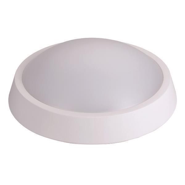 ΦΩΤΙΣΤΙΚΟ ΤΟΙΧΟΥ ΣΤΡΟΓΓΥΛΟ LED 24W Φ270X93 4000K IP54 ΛΕΥΚΗ PLUS Συνθετικό 270*270*93YMM