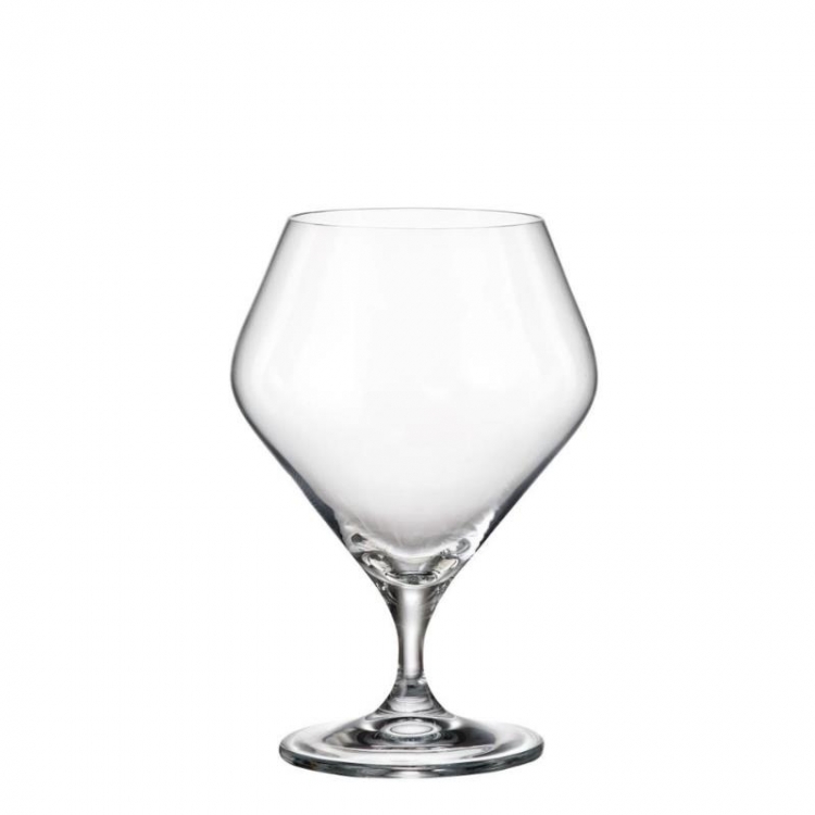ΠΟΤΗΡΙ ΜΑΥΡΗΣ ΜΠΥΡΑΣ 600ml GAVIA 6τμχ. Κρύσταλλο Φ8*17