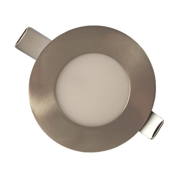 ΦΩΤΙΣΤΙΚΟ ΧΩΝΕΥΤΟ LED SLIM Φ85 3W 4000K ΣΑΤΙΝΕ PLUS Αλουμίνιο Φ0.085*Y0.0105