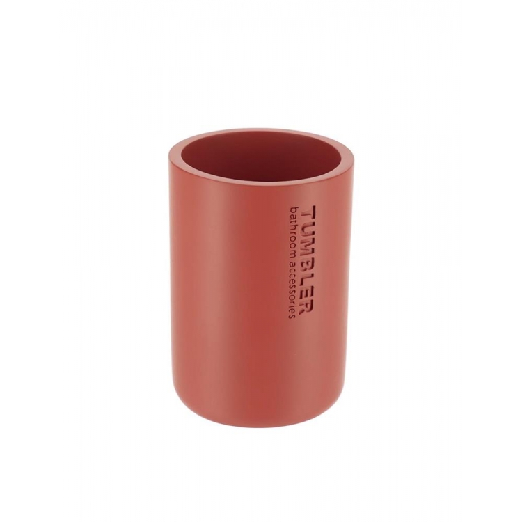 ΠΟΤΗΡΙ ΜΠΑΝΙΟΥ ΠΟΛΥΡΗΤΙΝΗΣ ΑΠΟΧΡΩΣΗ TERRACOTTA Συνθετικό 0.075*Y0.11