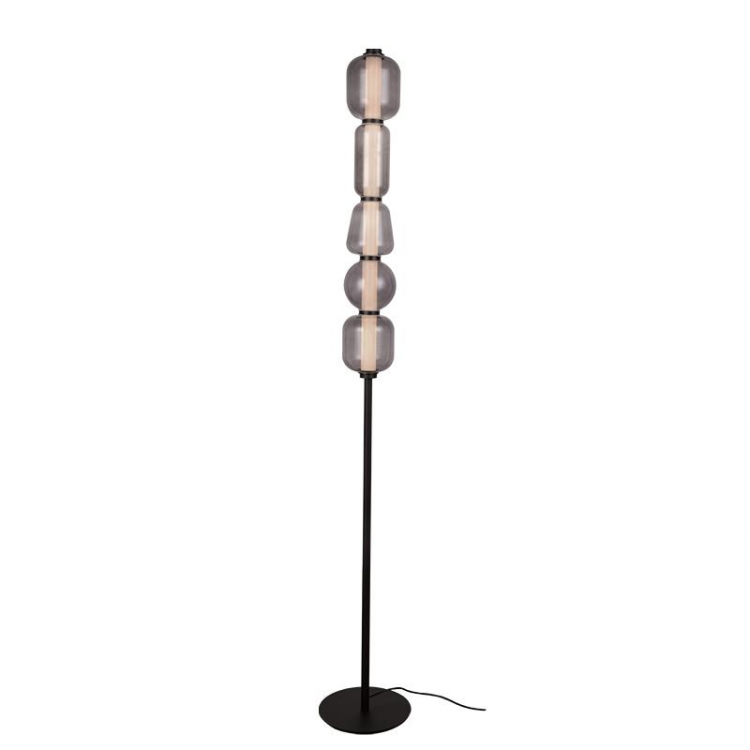 ΕΠΙΔΑΠΕΔΙΟ ΦΩΤΙΣΤΙΚΟ LED 17W 3000K ΜΕΤΑΛΛΟ-ΓΥΑΛΙ, ΜΑΥΡΟ-ΚΑΠΝΙΣΤΟ ΓΚΡΙ Μέταλλο Φ0.22*Υ1.52