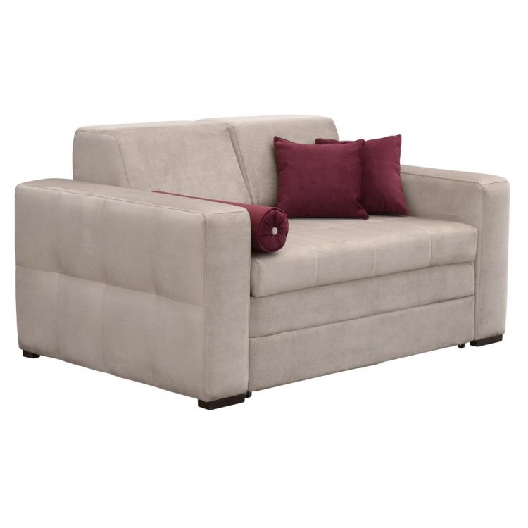 Διθέσιος καναπές κρεβάτι Living NEW Μπεζ 160x101x83εκ. Μελαμίνη Μ1.6Π1.01Υ0.83