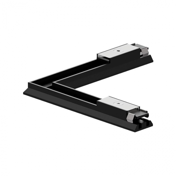 ΓΩΝΙΑΚΟΣ ΣΥΝΔΕΣΜΟΣ ΓΙΑ 48 V ULTRA SLIM ΜΑΓΝΗΤΙΚΟ ΣΥΣΤΗΜΑ ΜΑΥΡΟΣ Αλουμίνιο Μ0.094Π0.094Υ0.015