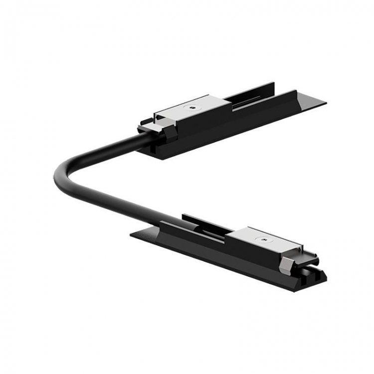 ΕΥΚΑΜΠΤΟΣ ΣΥΝΔΕΣΜΟΣ ΓΙΑ 48 V ULTRA SLIM ΜΑΓΝΗΤΙΚΟ ΣΥΣΤΗΜΑ ΜΑΥΡΟΣ Αλουμίνιο Μ0.16Π0.015Υ0.011