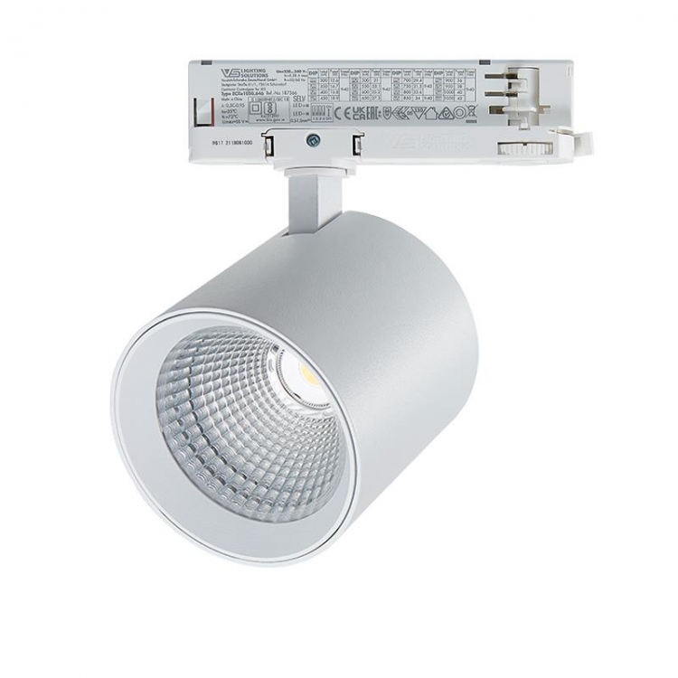 3ΦΑΣΙΚΟ ΜΑΓΝΗΤΙΚΟ LED ΣΠΟΤ ΡΑΓΑΣ 42W 3000K ΛΕΥΚΟ Αλουμίνιο Φ0.11*Υ0.106
