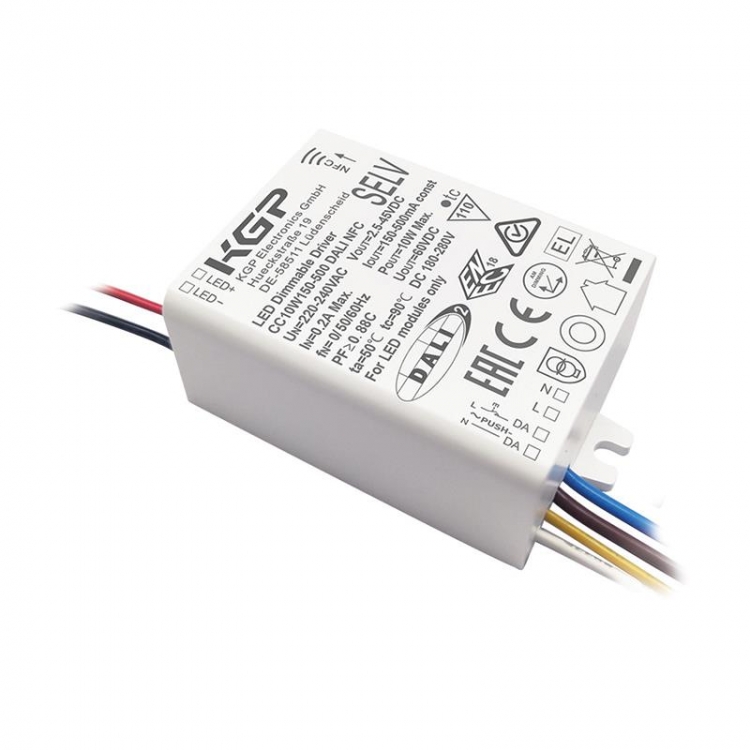 DRIVER DALI 10W 150-500mA 2,5-45V Συνθετικό Μ0.06Π0.06Υ0.024