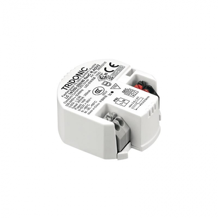 DRIVER ON-OFF 10W/14W 250mA/350mA TRIDONIC Συνθετικό Μ0.0475Π0.0425Υ0.02
