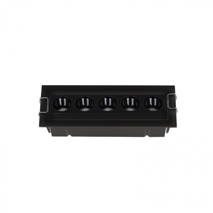ΧΩΝΕΥΤΟ DOWNLIGHT LED ΣΠΟΤ 12W 3000K ΜΑΥΡΟ ΡΥΘΜΙΖΟΜΕΝΟ Αλουμίνιο Μ0.158Π0.05Υ0.042
