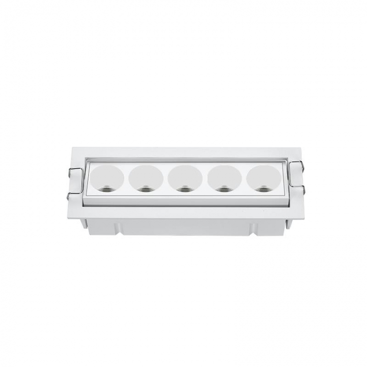 ΧΩΝΕΥΤΟ DOWNLIGHT LED ΣΠΟΤ 12W 3000K ΛΕΥΚΟ ΡΥΘΜΙΖΟΜΕΝΟ Αλουμίνιο Μ0.158Π0.05Υ0.042