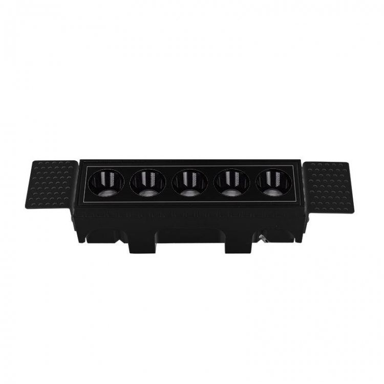 TRIMLESS ΧΩΝΕΥΤΟ DOWNLIGHT LED ΣΠΟΤ 12W 3000K ΜΑΥΡΟ Αλουμίνιο Μ0.145Π0.042Υ0.06