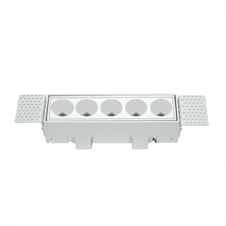 TRIMLESS ΧΩΝΕΥΤΟ DOWNLIGHT LED ΣΠΟΤ 12W 3000K ΛΕΥΚΟ Αλουμίνιο Μ0.145Π0.042Υ0.06