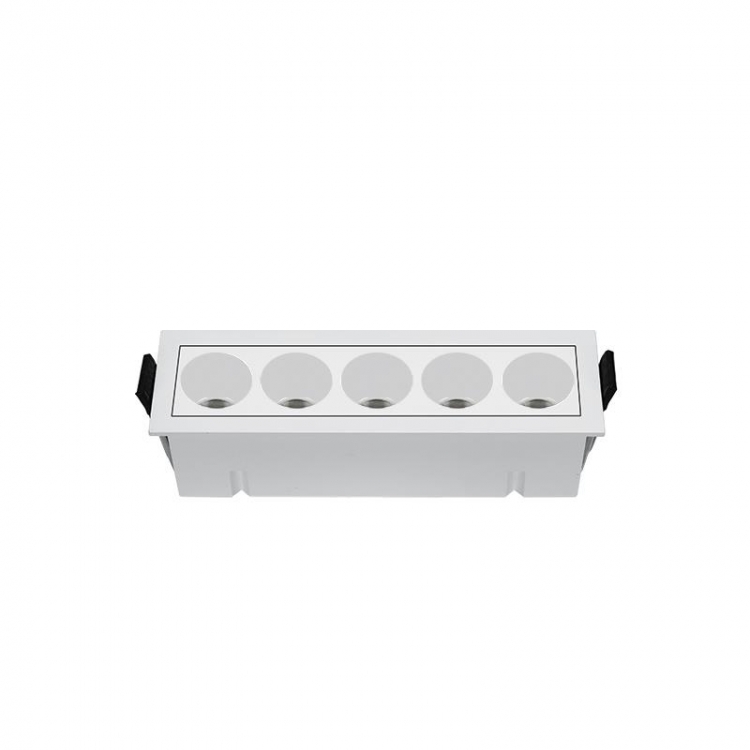 ΧΩΝΕΥΤΟ DOWNLIGHT LED ΣΠΟΤ 12W 3000K ΛΕΥΚΟ Αλουμίνιο Μ0.147Π0.045Υ0.042