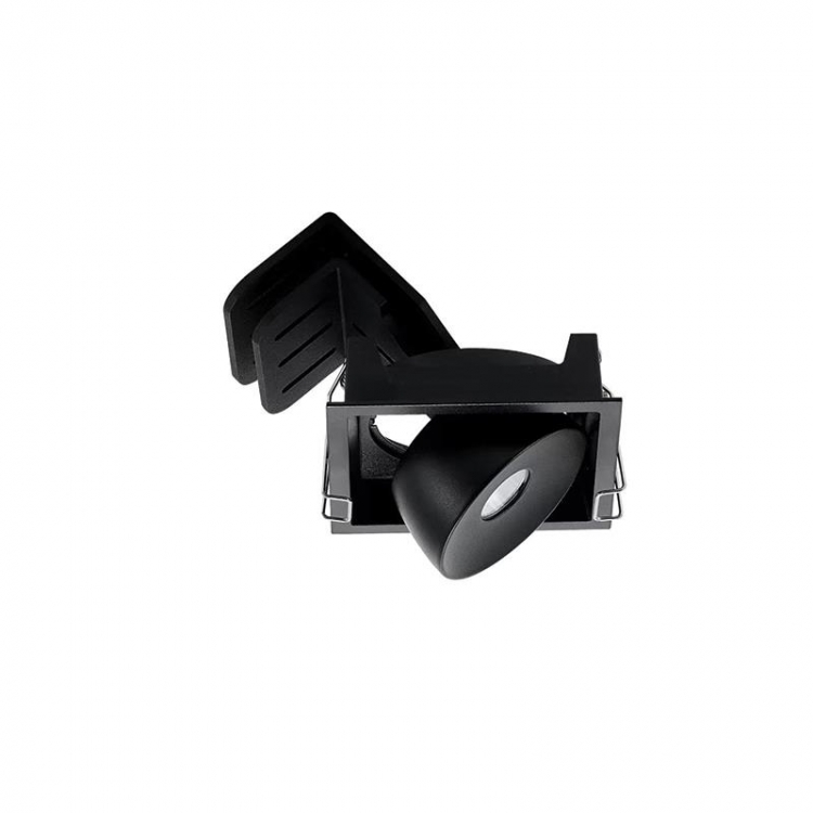 XΩΝΕΥΤΟ DOWNLIGHT LED ΣΠΟΤ 9W 2700K ΜΑΥΡΟ Αλουμίνιο Μ0.082Π0.082Υ0.096