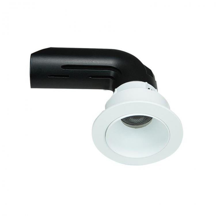 ΧΩΝΕΥΤΟ DOWNLIGHT LED ΣΠΟΤ 6,5W 2700K ΛΕΥΚΟ Αλουμίνιο Μ0.076Π0.045Υ0.055