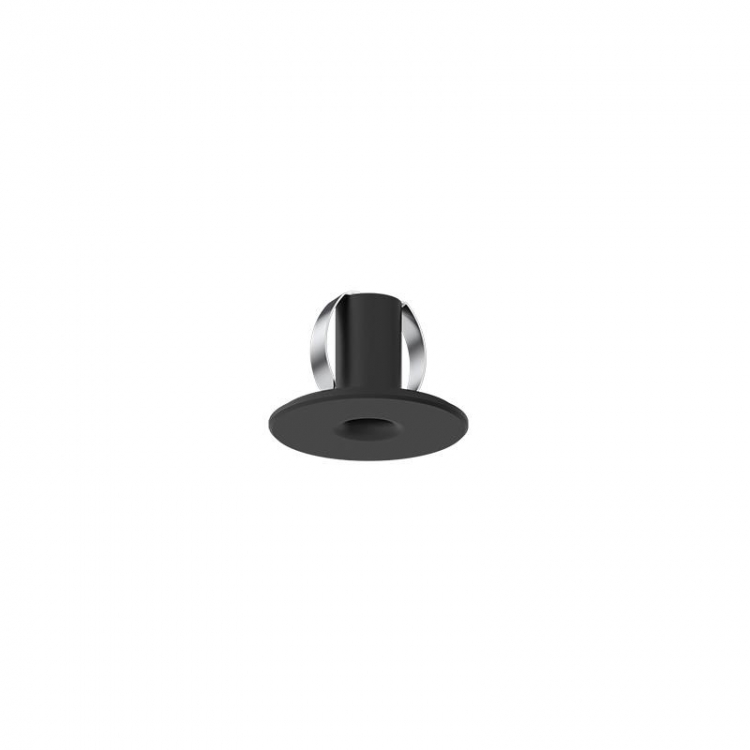 ΧΩΝΕΥΤΟ DOWNLIGHT LED ΣΠΟΤ 2W 3000K ΜΑΥΡΟ IP44 Αλουμίνιο Φ0.03*Υ0.02