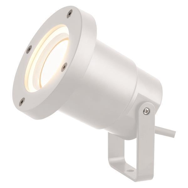 ΣΠOT ΚΗΠΟΥ ΠΛΑΣΤΙΚΟ GU10 IP65 230V Φ95X100 ΛΕΥΚΟ Γυαλί Φ0.095*Υ0.1
