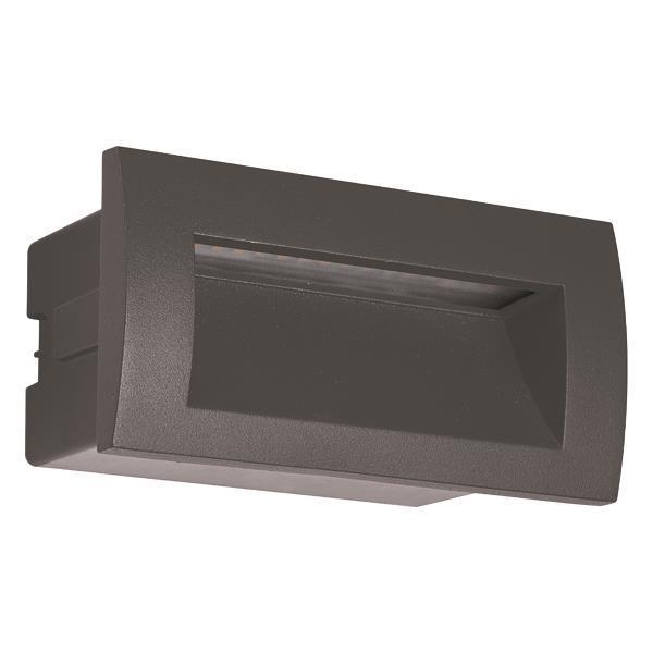 ΦΩΤΙΣΤΙΚΟ ΧΩΝΕΥΤΟ LED 3W IP54 220-240V 140X70X70MM ΓΡΑΦΙΤΗ PRO Γυαλί Μ0.14Π0.07Υ0.07