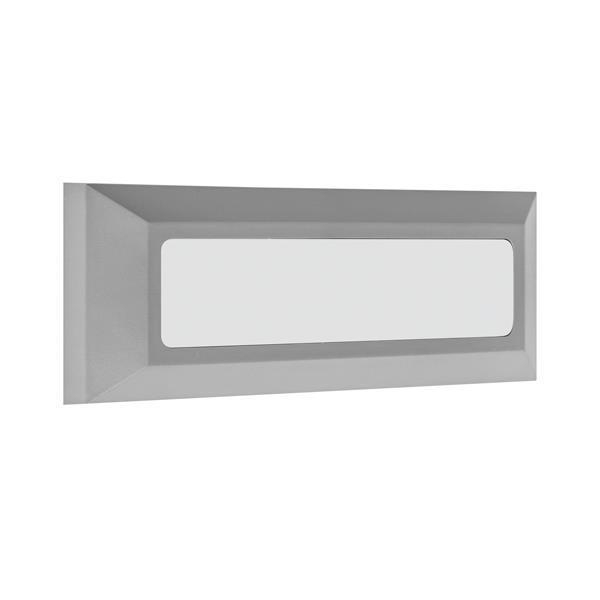 ΦΩΤΙΣΤΙΚΟ ΤΟΙΧΟΥ SLIM LED 4W IP65 230V 3CCT 230X80mm ΓΚΡΙ PRO Συνθετικό M0.23Π0.08Υ0.027