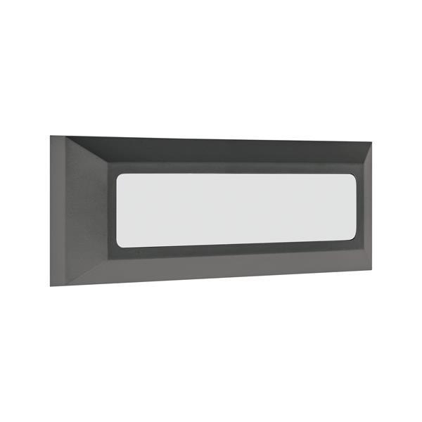 ΦΩΤΙΣΤΙΚΟ ΤΟΙΧΟΥ SLIM LED 4W IP65 230V 3CCT 230X80mm ΓΡΑΦΙΤΗΣ PRO Συνθετικό M0.23Π0.08Υ0.027
