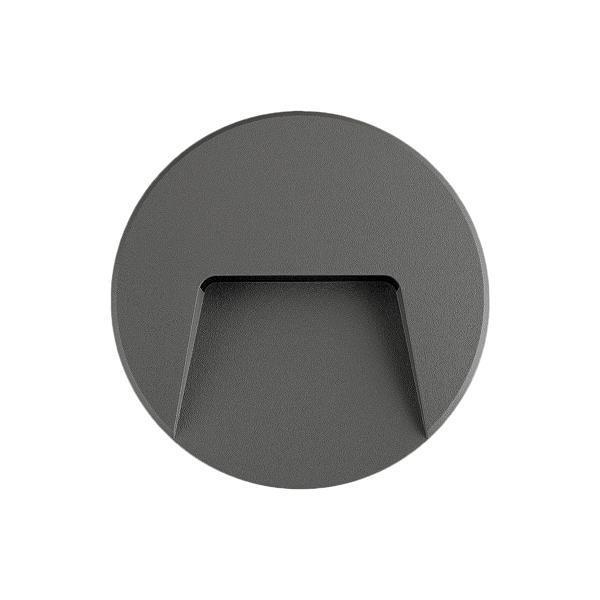 ΦΩΤΙΣΤΙΚΟ ΤΟΙΧΟΥ SLIM LED 3W IP65 230V 4000K Φ135mm ΓΡΑΦΙΤΗΣ PRO Συνθετικό Μ0.135Π0.135Υ0.032