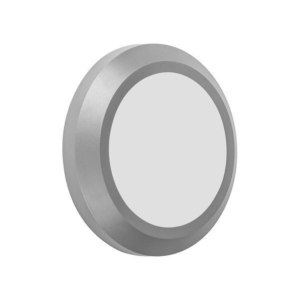 ΦΩΤΙΣΤΙΚΟ ΤΟΙΧΟΥ ΟΒΑΛ LED 4W 150x150x27 3CCT IP65 ΓΚΡΙ Συνθετικό Μ0.15Π0.15Υ0.027