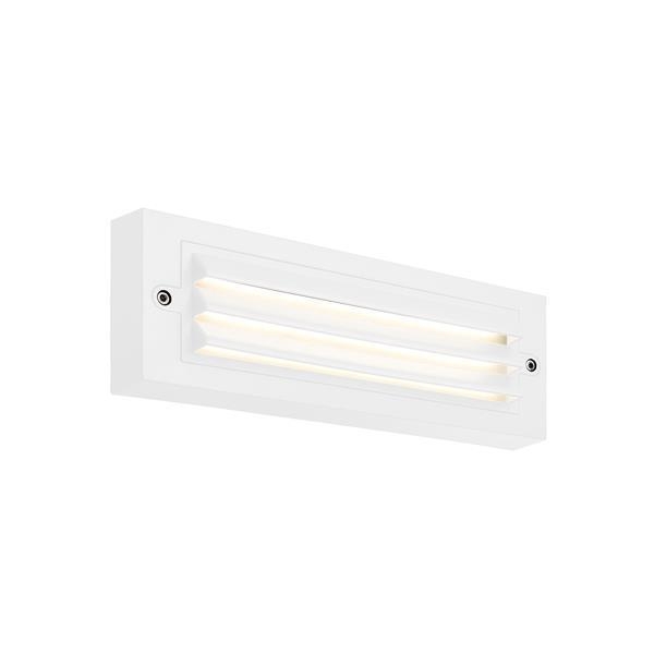 ΦΩΤΙΣΤΙΚΟ ΤΟΙΧΟΥ ΜΕ ΓΡΙΛΙΕΣ LED 6W 255x42x90 3CCT IP65 ΛΕΥΚΟ \