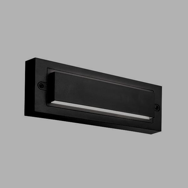 ΦΩΤΙΣΤΙΚΟ ΤΟΙΧΟΥ LED 6W 255x42x90 3CCT IP65 ΜΑΥΡΟ\