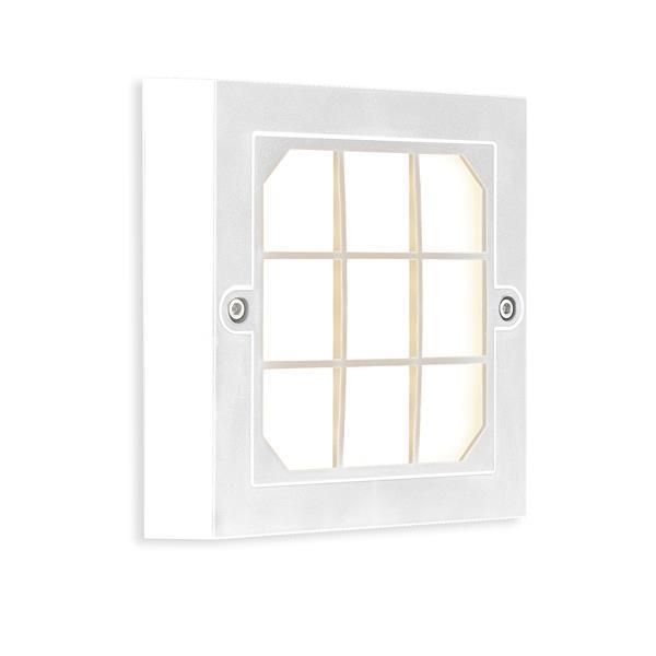 ΦΩΤΙΣΤΙΚΟ ΤΟΙΧΟΥ LED 6W 135x135x32 3CCT IP65 ΛΕΥΚΟ \