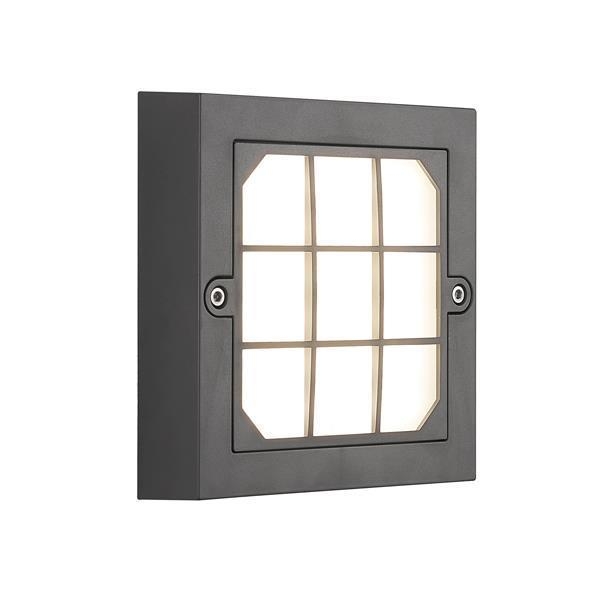 ΦΩΤΙΣΤΙΚΟ ΤΟΙΧΟΥ LED 6W 135x135x32 3CCT IP65 ΓΚΡΙ \